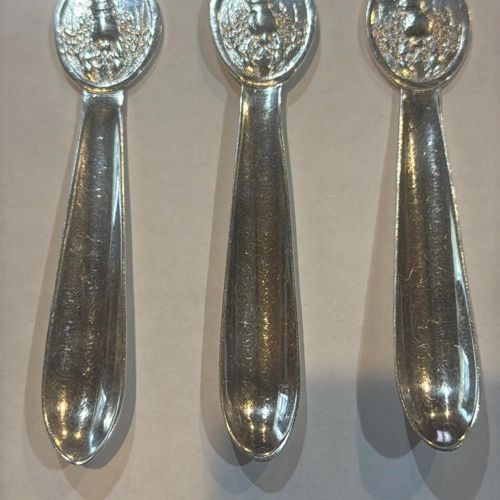 EPNS SET OF 3 Vintage Silver Plated‎ Lobster Pick Forks